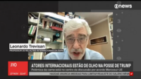 Professor Leonardo Trevisan na GloboNews no dia 27/11/24.