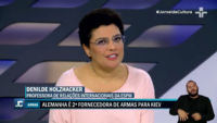 Professora Denilde Holzhacker no Jornal da Cultura no dia 07/12/24.