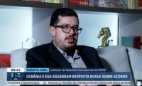 Professor Roberto Uebel analisa cessar-fogo entre Rússia e Ucrânia em entrevista à Record em 13/03/2025