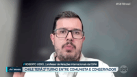 Prof. Roberto Uebel comenta a polarização e o favoritismo da direita no Chile ao SBT Brasil
